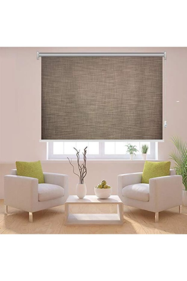 Roller Sun-Blocking Heat-Insulating Curtain, - 1