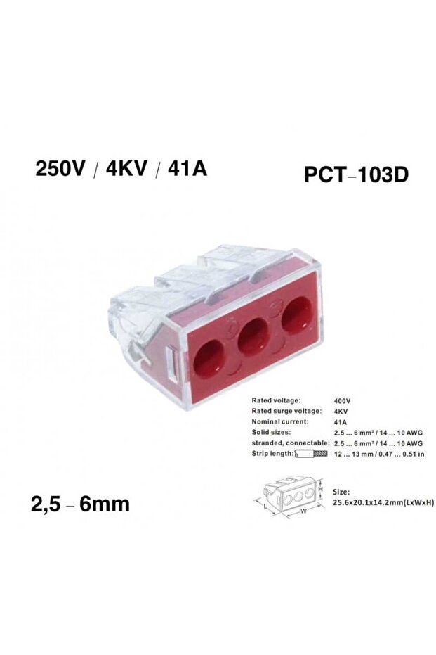 Conector rapid cu 3 poli - 2