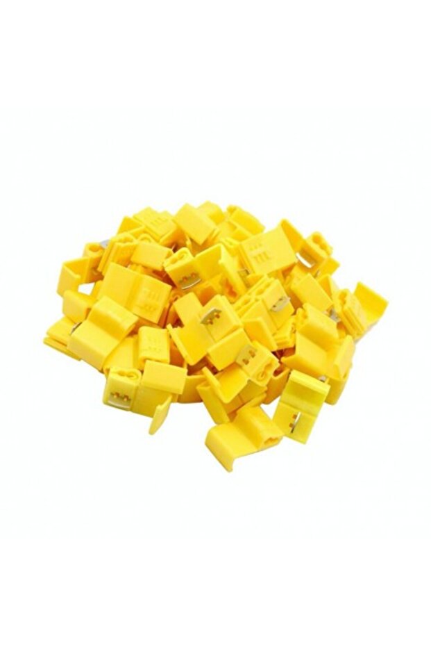 Conector cablu galben Indire 50 buc/set - 1