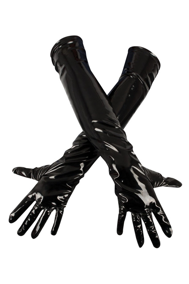 Black Level - Black Long Gloves M - 4