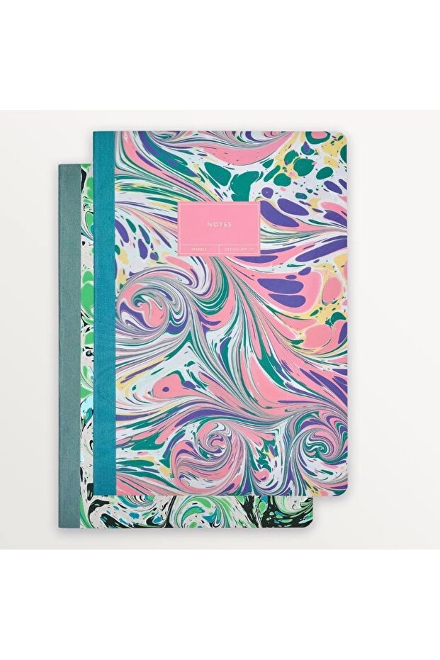 Ebru Design No 57 & 02 2-Pack B5 Notebook