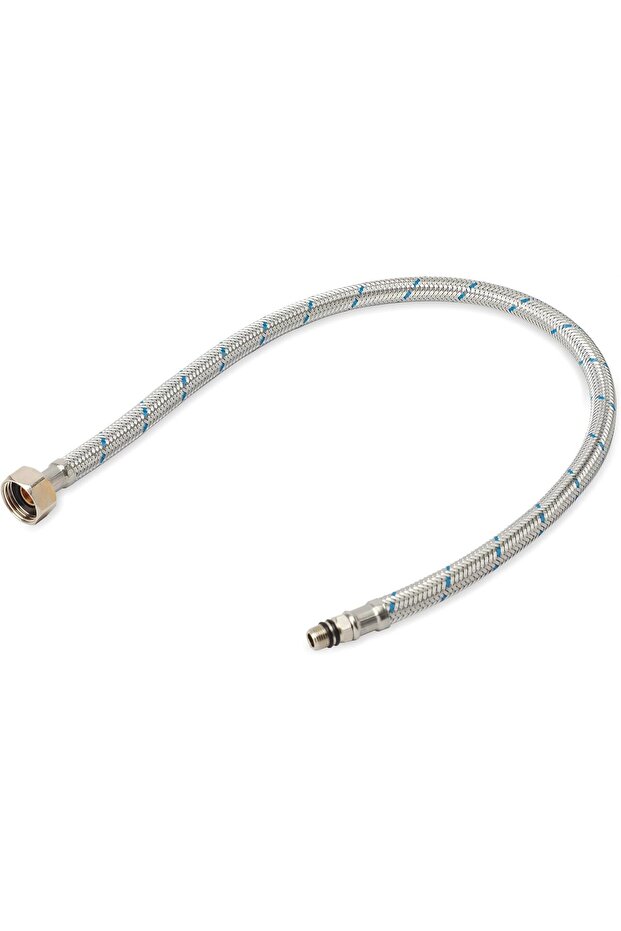 60cm Flexible Stainless Steel Faucet Hose – Connector for Bathroom & Kitchen, Safe Water Flow