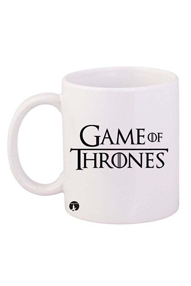 Game Of Thrones Printed Coffee Mug White/Black