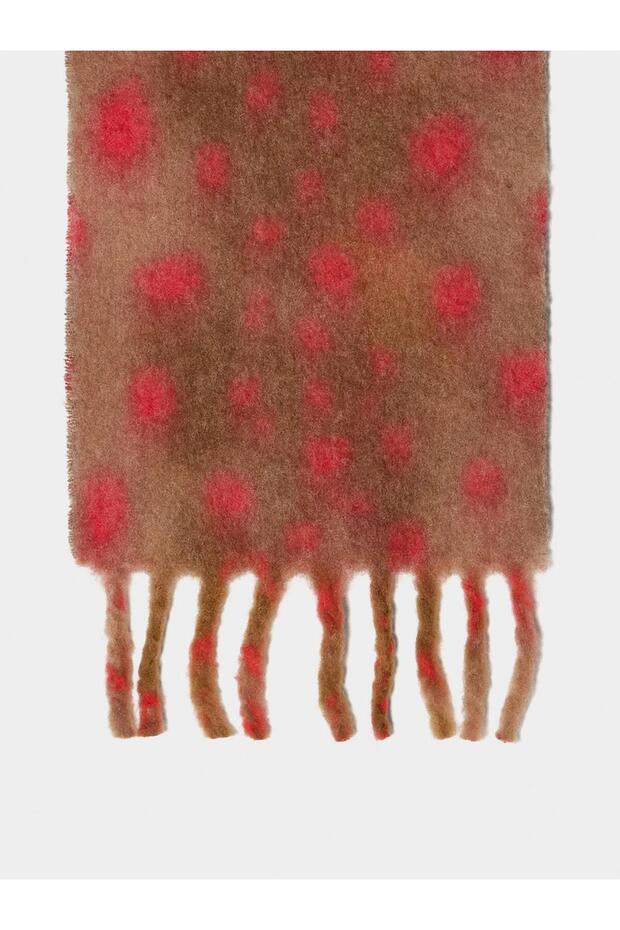 Püsküllü Baskılı Şal - 3