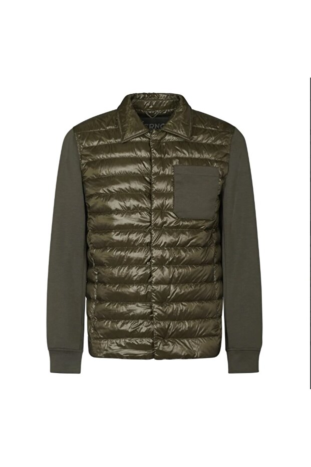 Kapitone Kolu Triko Ceket - 1