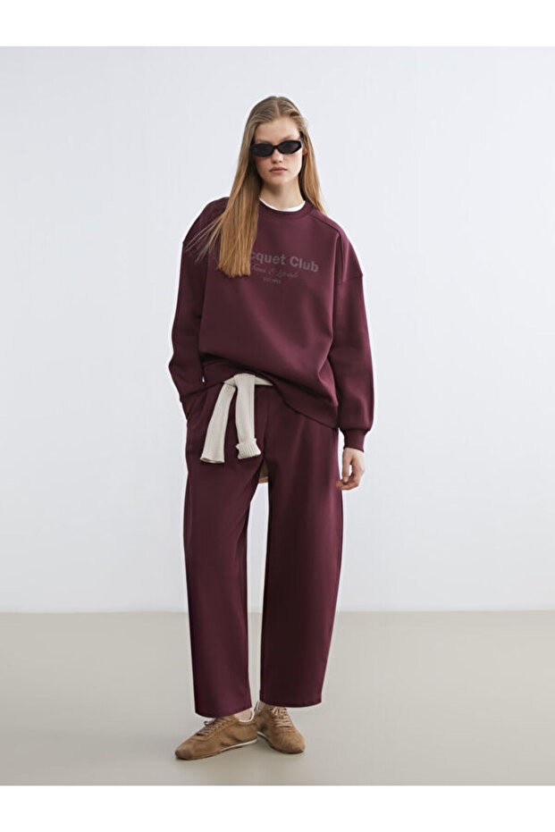 Esvab • Modern & Distinctive Women's Thick Sweatpants with Waist Drawstring