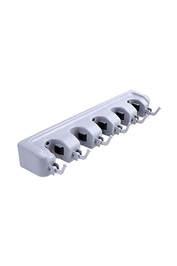 Broom Tool Holder Organizer White