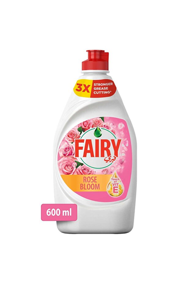 Fairy Dishwashing Liquid Rose Bloom 600ml