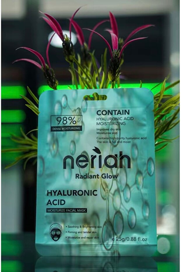 RADIANT GLOW HYALURONUC ACID MASK-10 pieces