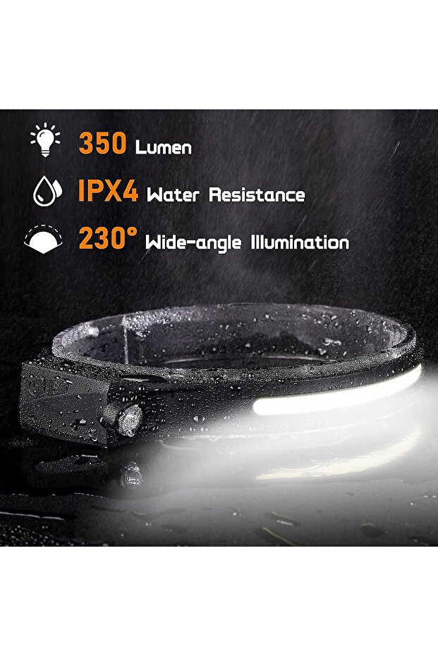 Headlamp with motion sensor LED COB model YT-200 - 16