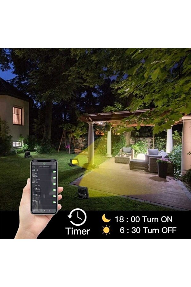 Proiector LED RGBW de 40W, Android, iOS, Bluetooth - 6