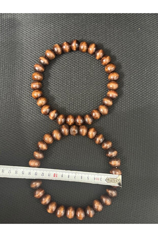 Ahşap boncuklu halka çanta sapı - 1