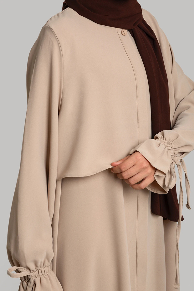 Buttoned Windbreaker Ferace - Stone - 2