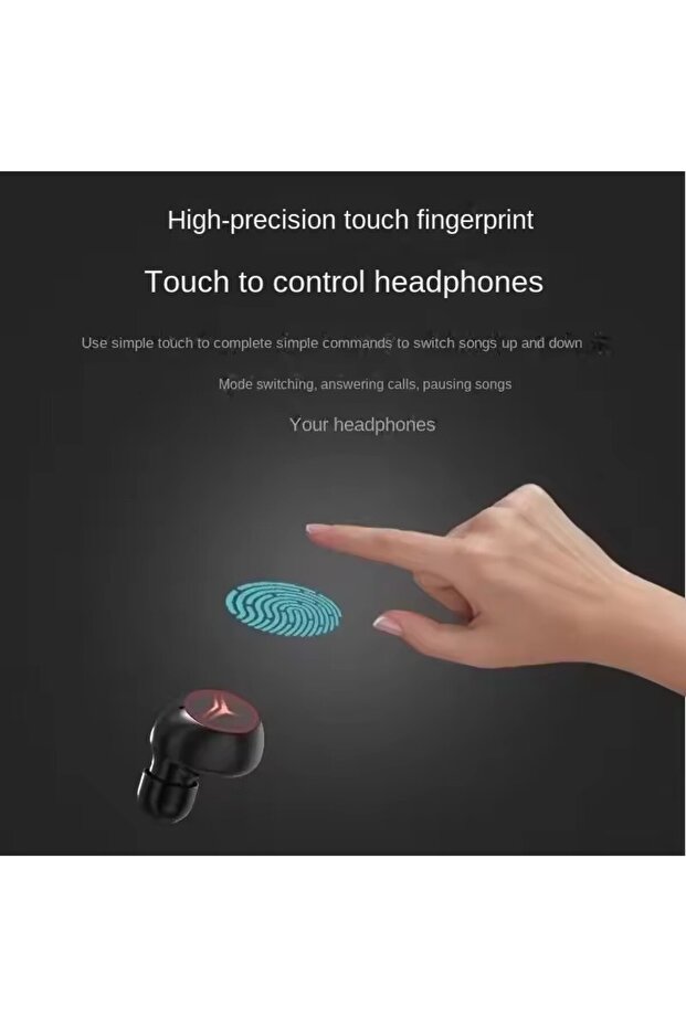 Wireless Earbuds Bluetooth 5.3, LED Display, Noise Cancellation, Mic, Touch Control, 2000mAh Case - 5