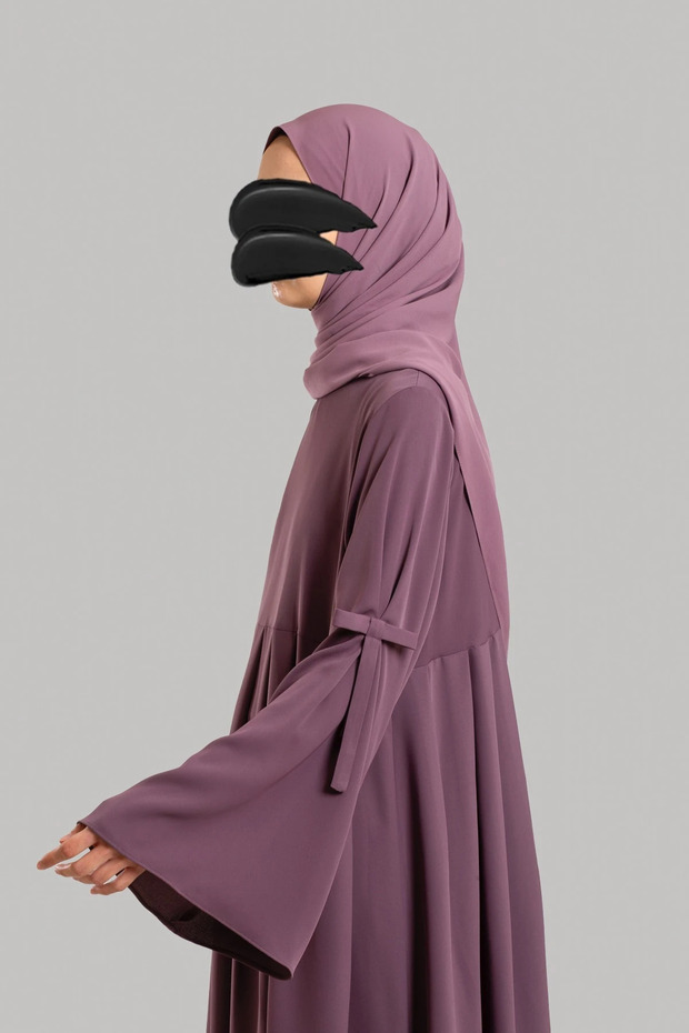 Fiyonklu Ferace - Prune - 1