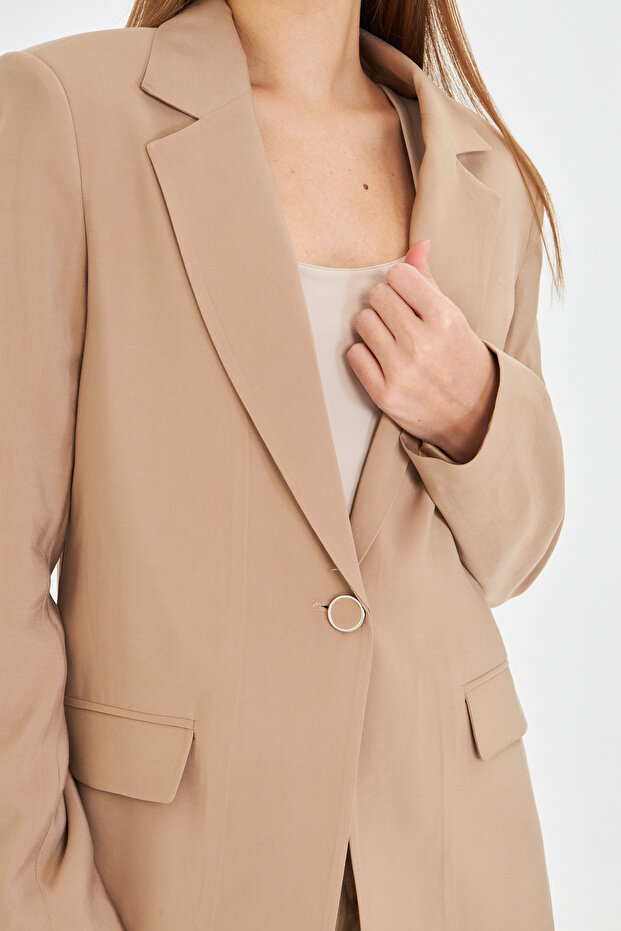 Women's Suit with Metal Buttons