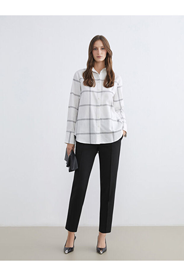 Esvab • Modern & Distinctive Waist Drawstring Carrot Planting Women's Pants