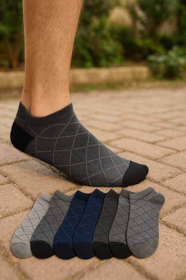 Scented Men's Socks 10 Pieces Advantageous Package Mixed Color Cotton