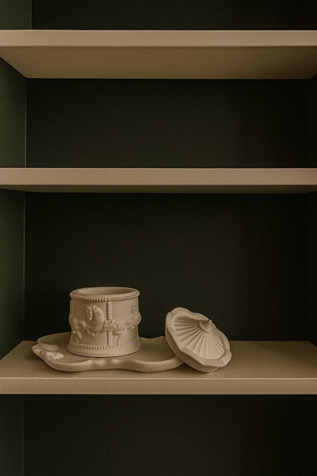 Dekoratif Kapaklı Atlı Karınca Seti - 3