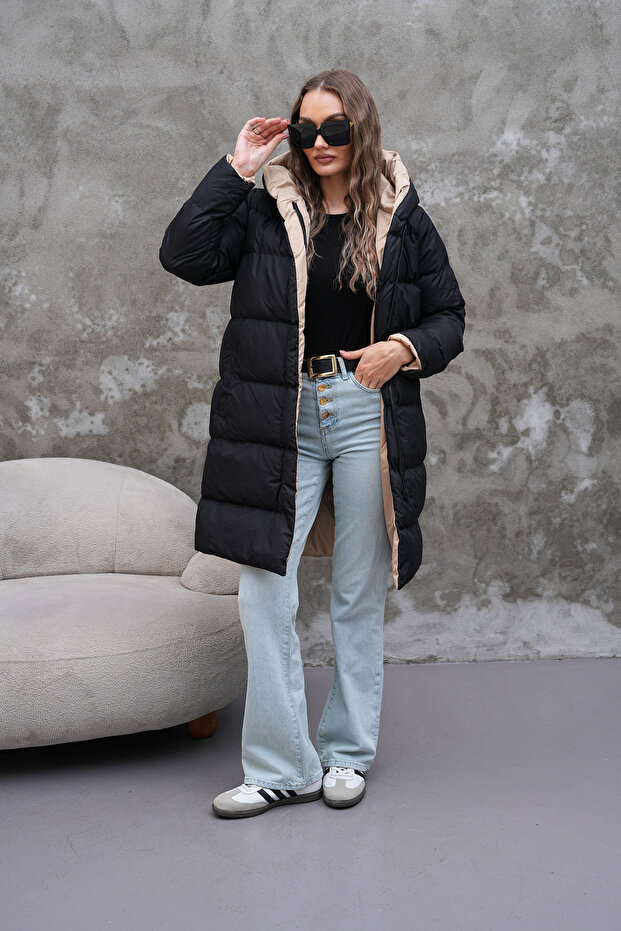 Kadın Çift Taraflı Mont - 2