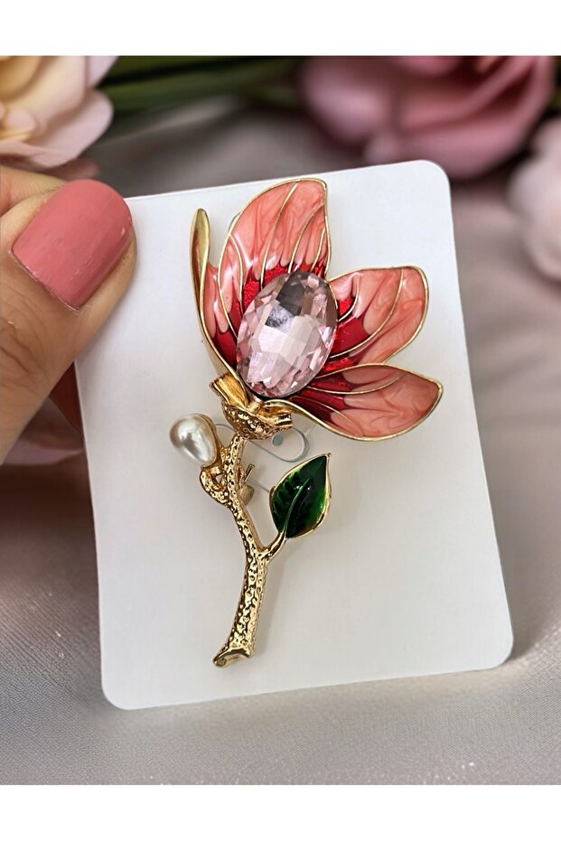 Çiçek Broş - 2
