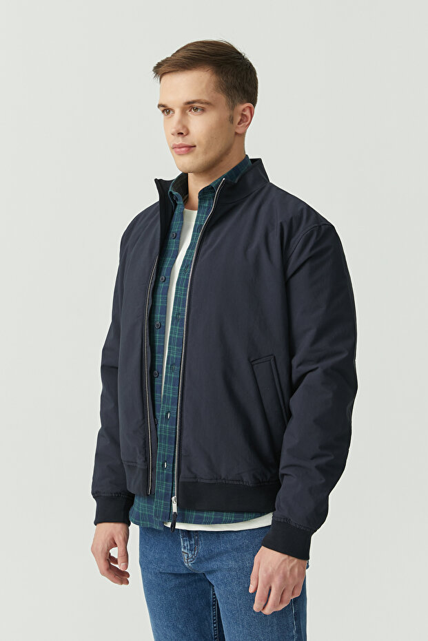 معطف رجالي رفيع من نوع بومبر - 2