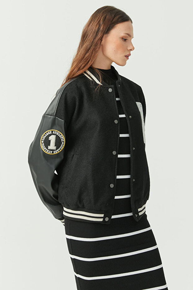 Kadın Bomber Mont - 6