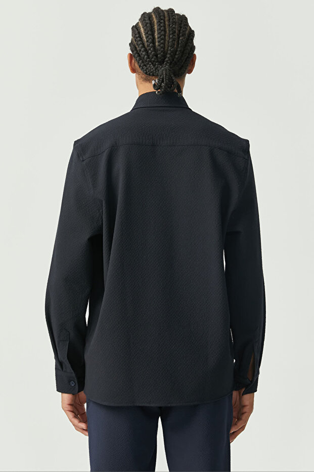 Regular Dokulu Gömlek - 8