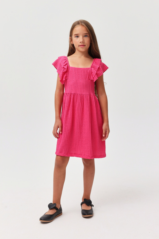 Girl's Sleeve Detailed Dress