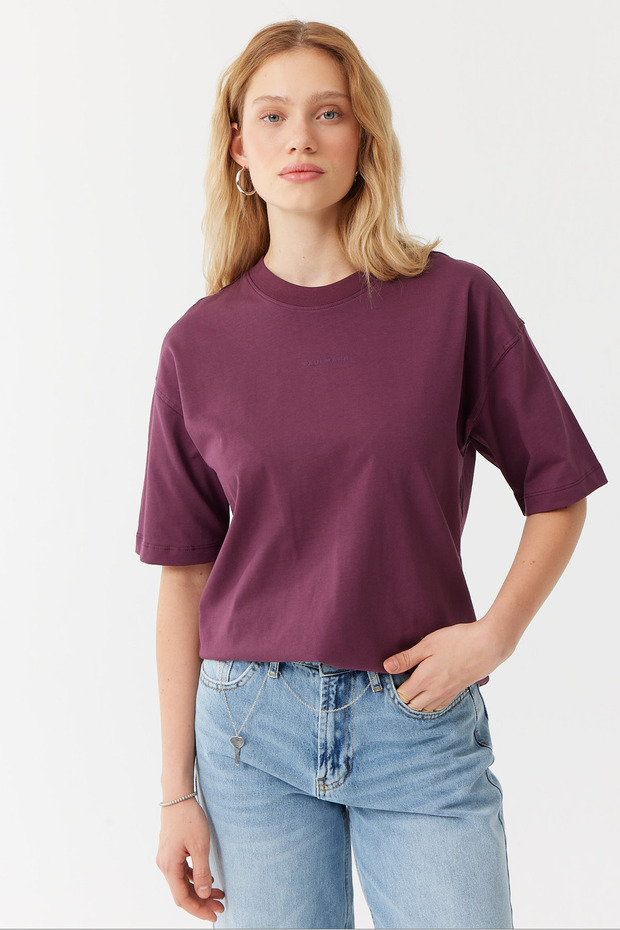 Kadın Basic T-shirt - 1