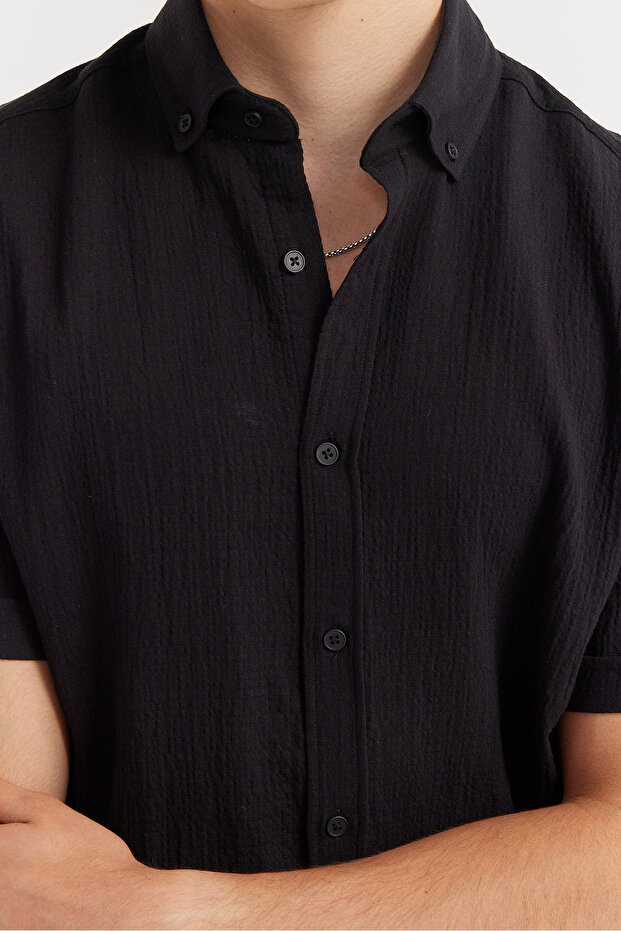 Erkek Regular Dokulu Gömlek - 7