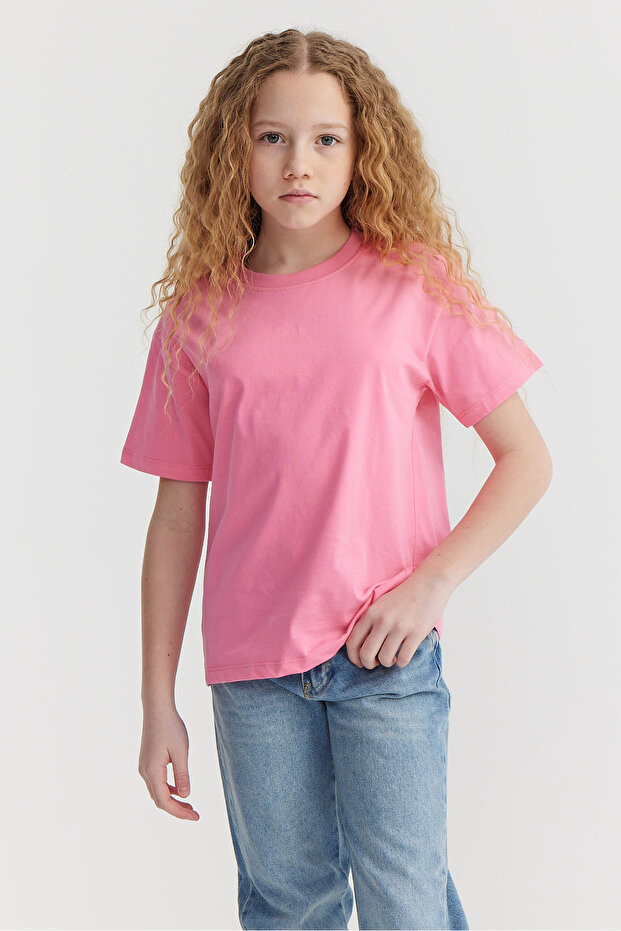Kız Çocuk Basic T-shirt - 4