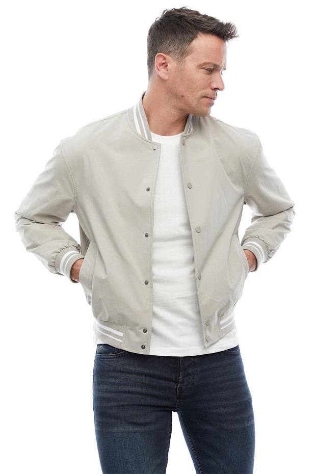 معطف بومبر رجالي مبطن - 5