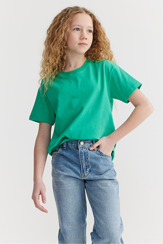 Kız Çocuk Basic T-shirt - 4