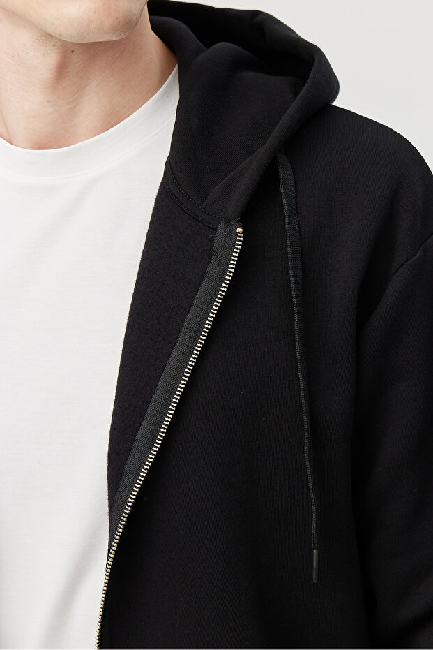 Erkek Kapüşonlu Sweat Üst - 6