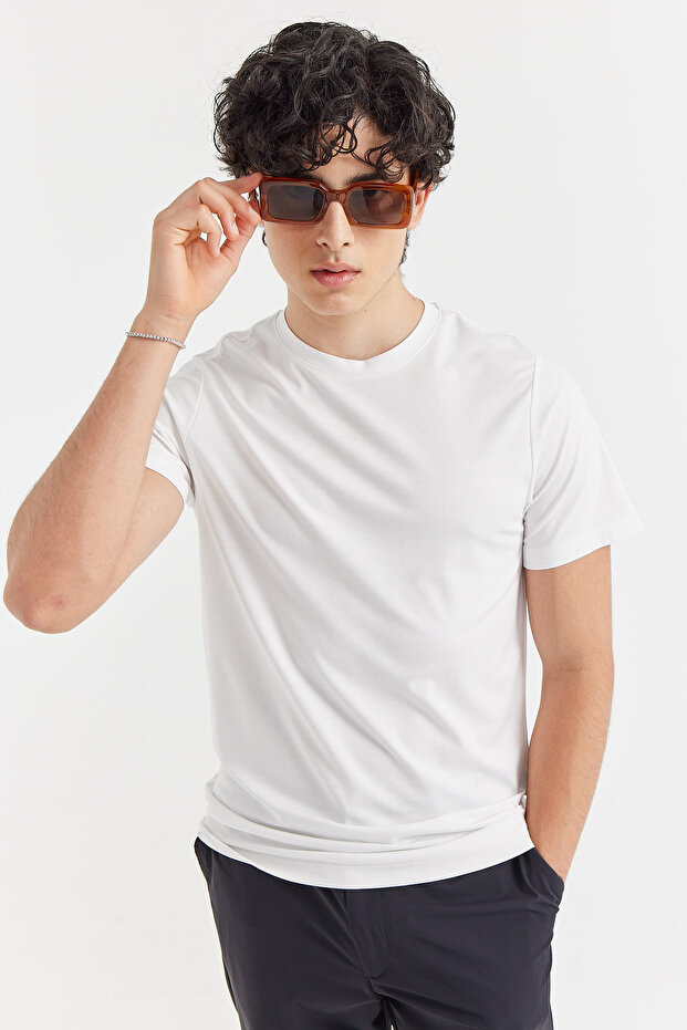 Erkek Basic T-shirt - 1