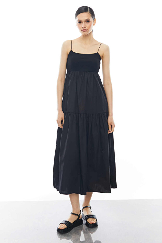 İp Askılı Elbise - 1