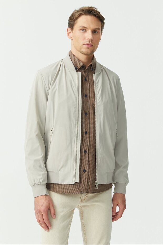 معطف رجالي عادي رقيق - 4