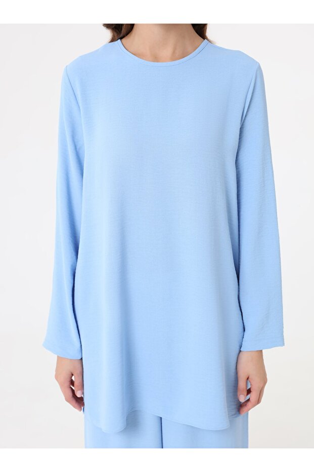 Aerobin Basic Tunik&Pantolon İkili Takım - Mavi - - 3