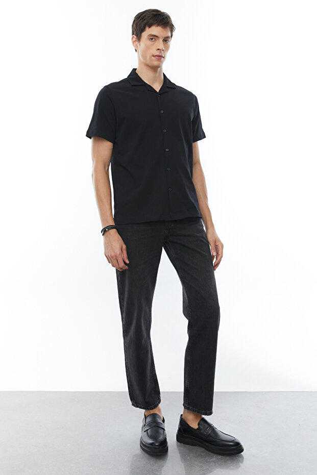 Regular Devrik Yaka Gömlek - 7