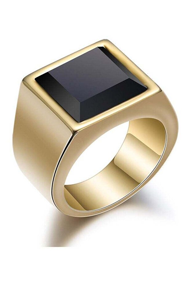 خاتم حجر بولندي على شكل مربع - 1