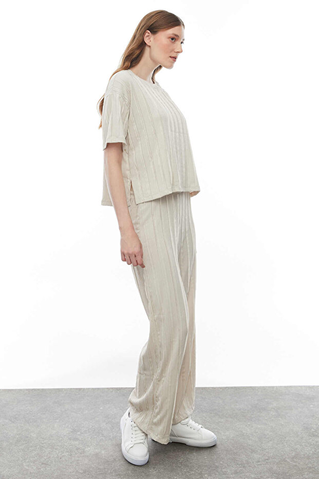 Dikiş Detaylı Bluz - 6