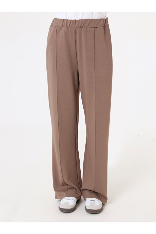 Модерен двукомпонентен костюм - Vison - - 5