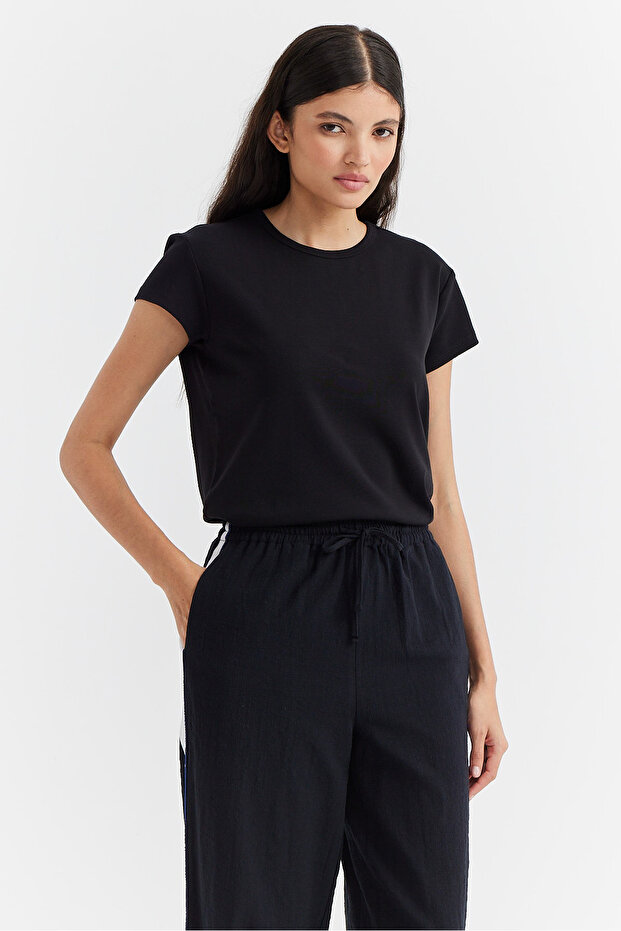 Kadın Basic T-shirt - 2