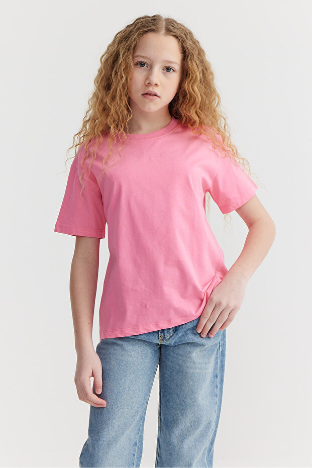 Kız Çocuk Basic T-shirt - 1