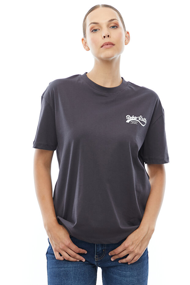 Μπλουζάκι Coffee Printed Oversize - 6