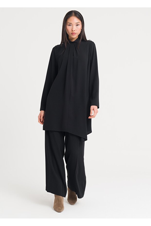 Önü Volanlı Rahat Tunik - 4