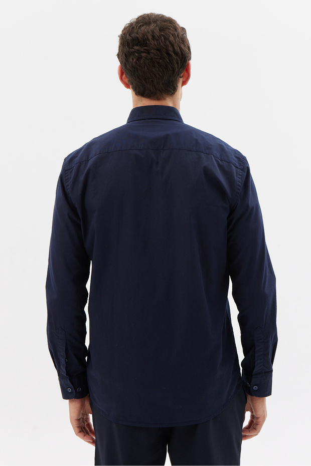 Erkek Cepli Regular Gömlek - 4