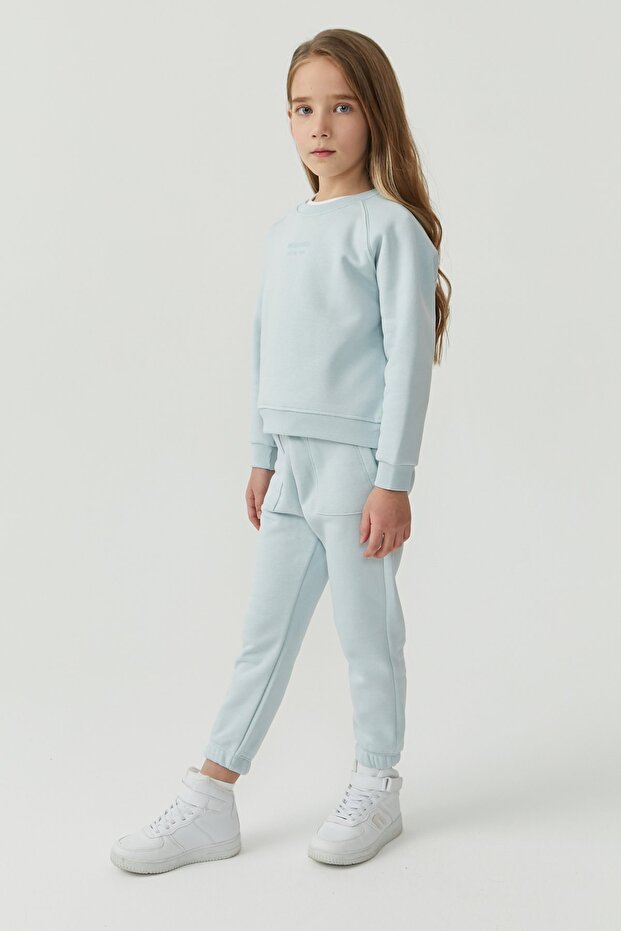 Girl's Basic Sweat Top - 6
