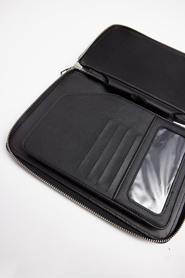 حقيبة يد جلدية للرجال - 6